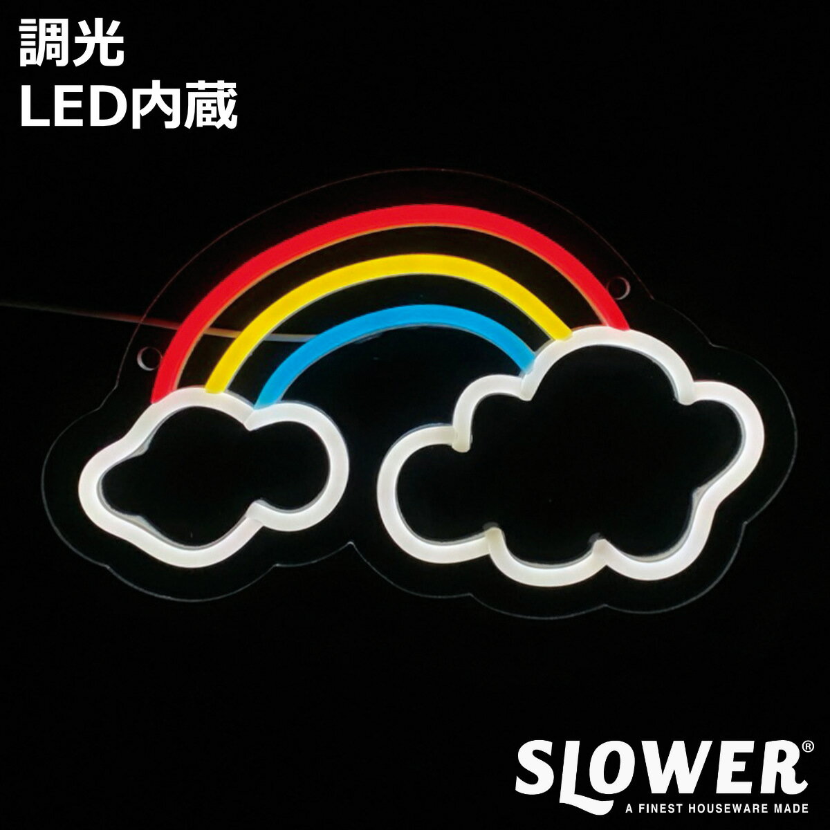 ������饤�� LED Rainbow �ͥ��ˡ�������饤�� SLOWER �� �ͥ��� �饤�� ����ƥꥢ ����ߥ͡������ �쥤��ܡ� �� ���֥��� �ǥ��졼��...