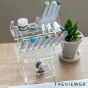 セットアップスタンド トレビュアー トレース台専用 アクリル製 TREVIEWER ( スタンド 日本製 収納 卓上 透明 クリア カスタマイズ 組合せ 3段 ...