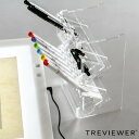 ペンスタンドセットアップ(2種) トレビュアー トレース台専用 アクリル製 TREVIEWER ( スタンド ペンスタンド ペン&トレースタンド セット アクリ...