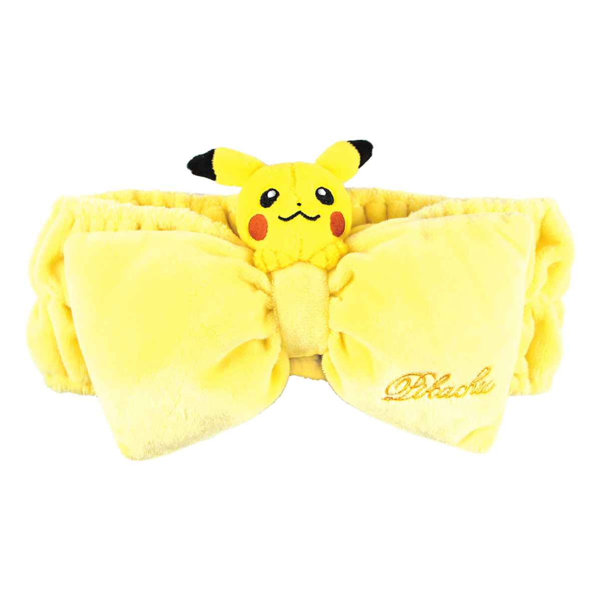 ヘアバンド ポケットモンスター マイキャラヘアバンド ピカチュウ （ ポケモン 髪留め 汗止め 洗顔 マスコットリボン付 バス用品 ヘアターバン リボン ヘアアクセ なりきり かわいい キャラグッズ ） 【3980円以上送料無料】のサムネイル