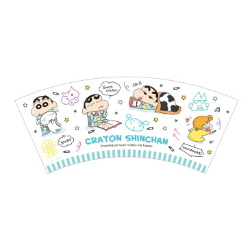 ゴミ箱 クレヨンしんちゃん らくがき パジャマ 高さ13.5cm ( ごみ箱 ふたなし 卓上 広口 分別 収納 クレヨン しんちゃん グッズ しんちゃんグッズ キャラ 子供部屋 軽量 シンプル 収納ボックス かわいい )【3980円以上送料無料】