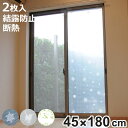 結露防止 シート 水で貼る 結露防止シート 45cm×180cm 2枚入 ( 水貼り 断熱シート 目隠しシート 窓用 窓ガラス 省エネ 節電 エコ 日本製 窓 ...