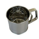粉ふるい 元祖やきやき ステンレス製 ( 片手 粉ふるい器 粉フルイ 粉もの道具 食洗機対応 日本製 屋台小物 たこ焼き お好み焼き たい焼き 今川焼き 大判焼...