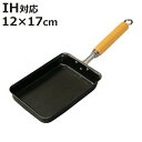 卵焼き器 12×17cm 鉄 IH対応 鉄製 厳選素材 弁当用 日本製 ( ガス火対応 玉子焼き器 たまご焼き器 卵焼き 玉子焼き たまご焼き 鉄フライパン 鉄...