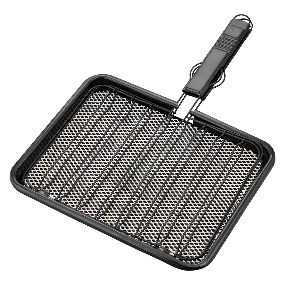 焼き網 焼きづつみ セラミック合わせ焼き （ 直火 ガス火専用 焼網 3段 魚焼き 魚 合わせ焼き ガスコンロ 炭火焼風 鉄製 魚焼き網 魚焼き器 あみ 網 アミ ガス火 遠赤外線 セラミック入網 便利 ）【3980円以上送料無料】