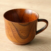 ティーカップ 180ml 木製 漆 マグカップ 天然木 食器 （ コップ マグ カップ コーヒーカップ 木 漆塗り 木目 木製食器 漆塗 塗り おしゃれ コーヒー 紅茶 木製カップ 割れにくい ）