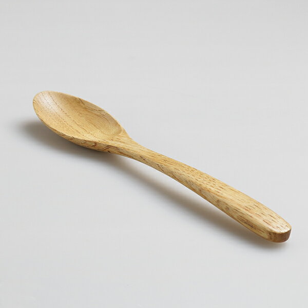スプーン 18cm 栗の木 天然木 カトラリー （ 木製 テーブルスプーン 木 細長い ウッドカトラリー 和食器 栗 和スプーン デザートスプーン スリム ） 【3980円以上送料無料】 3