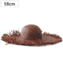 帽子 WILLYS Hewn hat Adult marron （ 麦わら帽子 大人 子供 レディース メンズ キッズ ストローハット ゴム紐付き つば広 親子 お揃い 58cm 54cm おしゃれ ） 【3980円以上送料無料】