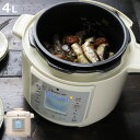 電気圧力鍋 4L マイコン 楽ポン ヌージュ ワンダーシェフ ( Wonderchef 圧力鍋 圧力式電気鍋 電気式圧力鍋 レシピ付き 圧力なべ 電気 圧力調理...