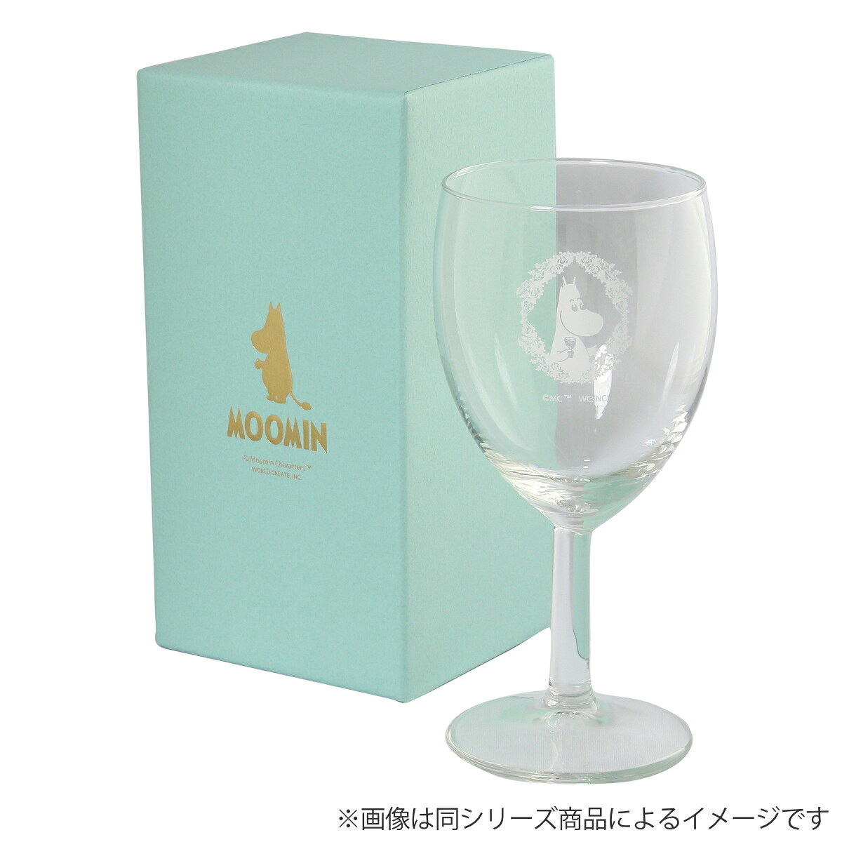 グラス ムーミン フルートグラス （ 150ml ソーダガラス オランダ製 ワイン ワイングラス おしゃれ かわいい キャラクター キャラ ギフト プレゼント ニョロニョロ リトルミイ ）【3980円以上送料無料】 colorfulbox-10191414 お弁当グッズのカラフルボックス サンプル画像3