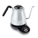 OXO オクソー ON 温度調整機能 タイマー付き 電気ドリップケトル 1.1L ( コードレスケトル ステンレス製ケトル 電気ケトル 保温機能付き コーヒーポット ステンレスケトル 安全設計 卓上ポット 電気ポット )【3980円以上送料無料】