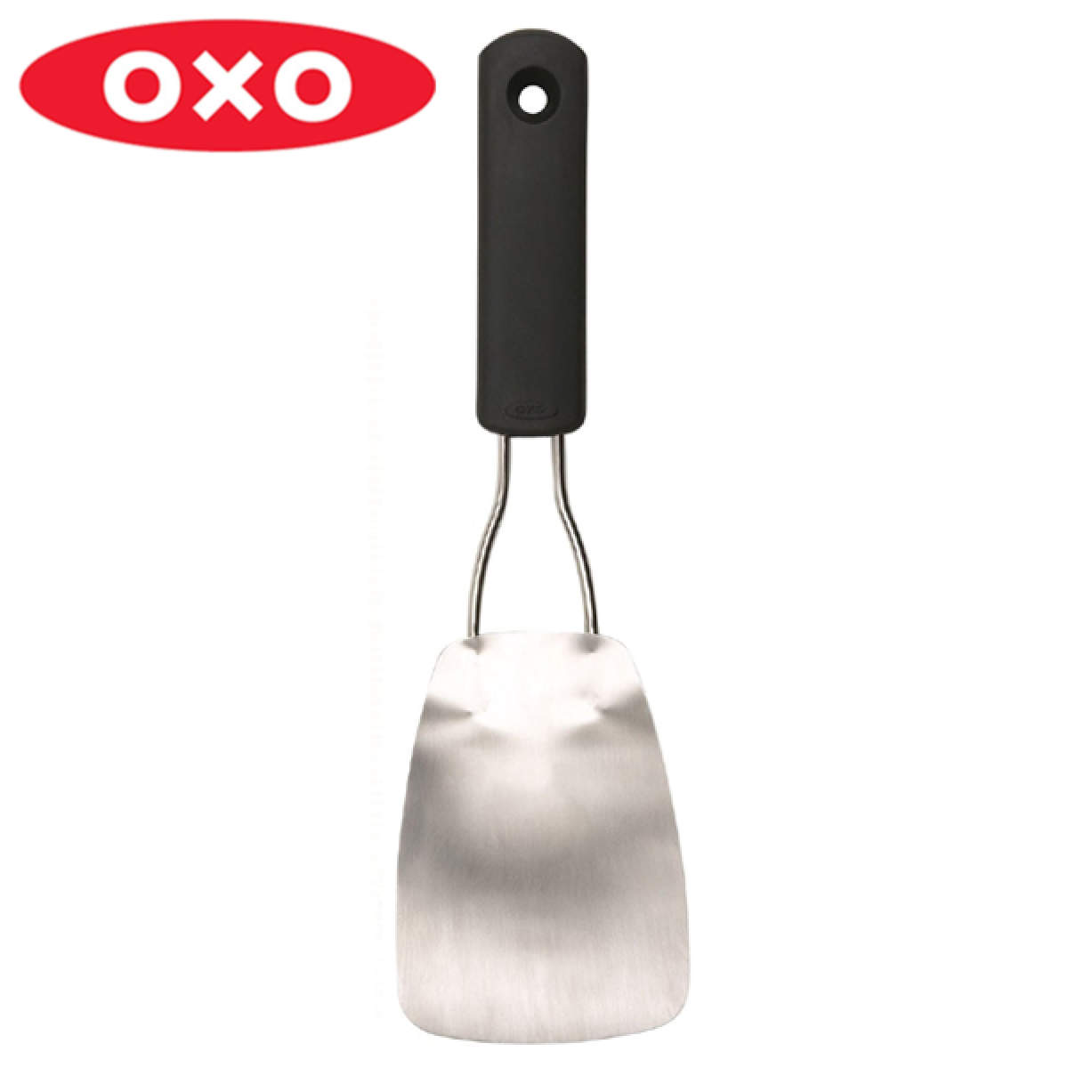 OXO ソフトターナー ステンレス製 （ オクソー ターナー ステンレスターナー ヘラ フライ返し 食洗機対応 しなる 盛り付け 下ごしらえ キッチンツール 調理器具 ） 