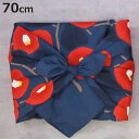 風呂敷 中判 70cm 撥水 竹久夢二 アクアドロップ つばき コイアイ エコバッグ ( ふろしき 風呂敷き 中判風呂敷 雨の日 持ち運び 包み テーブルクロス...