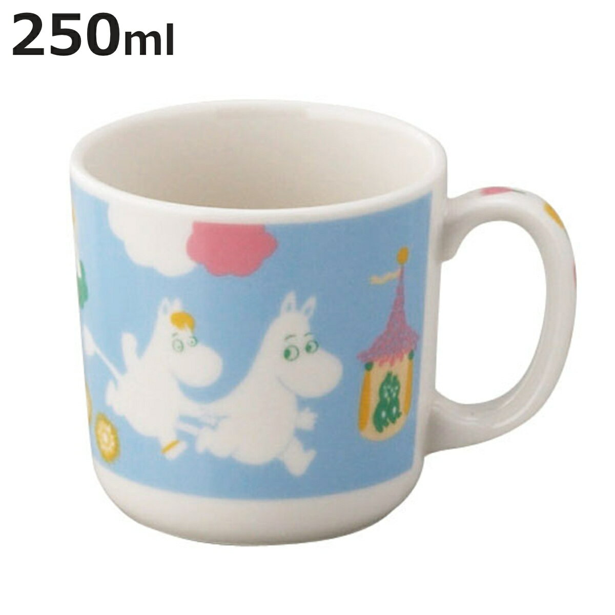 マグカップ 子供マグ ムーミン （ 250ml 電子レンジ対応 磁器 マグ マグコップ 子供用食器  ...