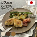 グリルプレート Hangout 直火 電子レンジ対応 オーブン対応 日本製 ( ハングアウト 信楽焼 電子レンジ調理器 耐熱皿 陶器 25cm 陶板 丸型 グリ...
