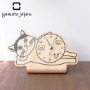 置き時計 stand clock CATS ヤマト工芸 ブリティッシュショートヘア （ 時計 置時計 ...