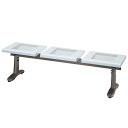 屋内外対応ベンチ 背なし 幅150×奥行40×高さ40cm YB-56L-ID ( 法人限定 送料無料 山崎産業 コンドル ベンチ 屋内 屋外 屋内ベンチ 屋外...