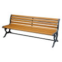 屋内外対応ベンチ 背付肘なし 幅180×奥行59×高さ72.9cm YB-73L-WN ECO ( 法人限定 送料無料 山崎産業 コンドル 屋外ベンチ 外 屋外...
