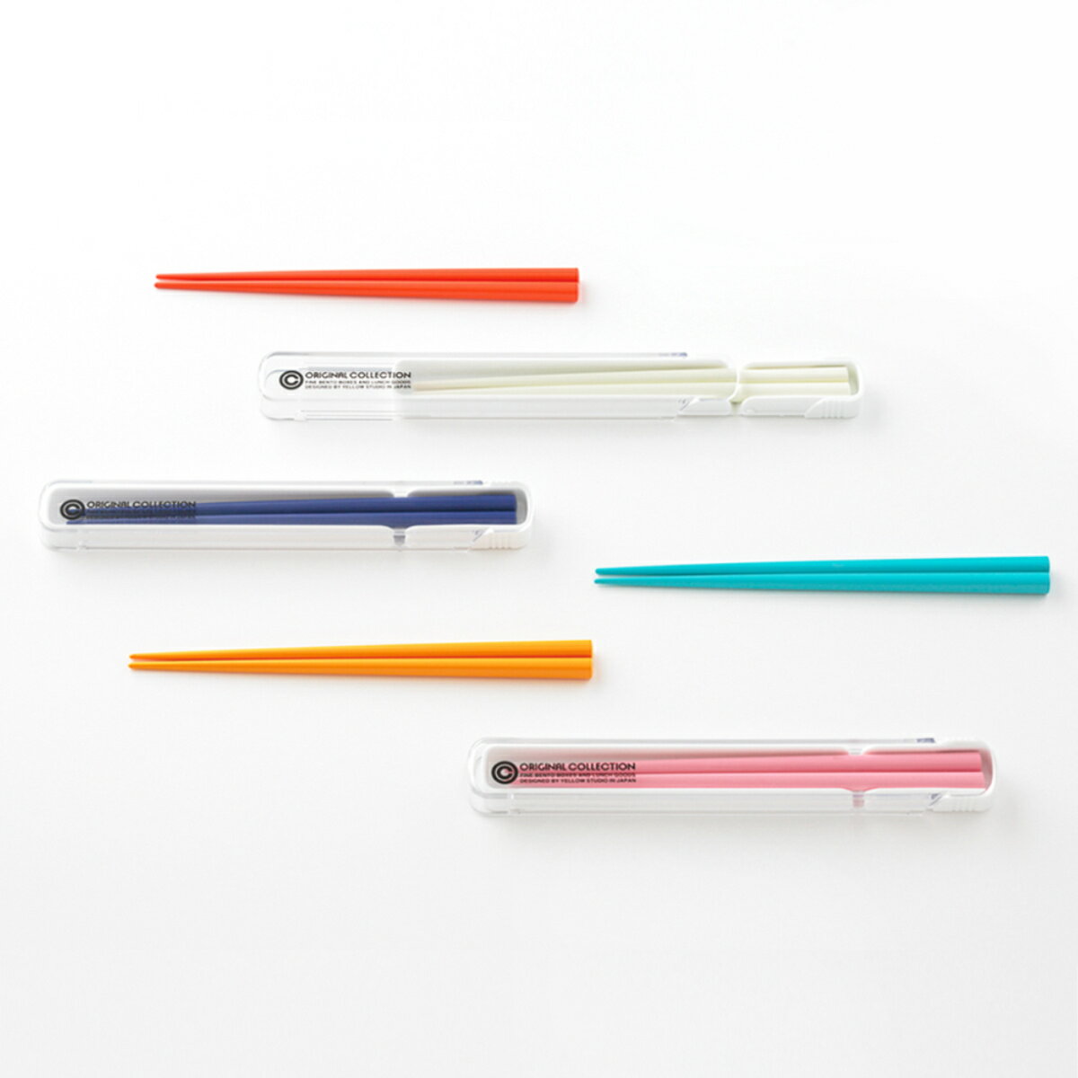 箸 18.0cm OC 塗箸&ケース ( 箸&箸箱セット 箸&箸ケース お箸 箸ケース ケース セット はし 弁当 お弁当 スライド式 折れ曲げ式 持ち運び お...