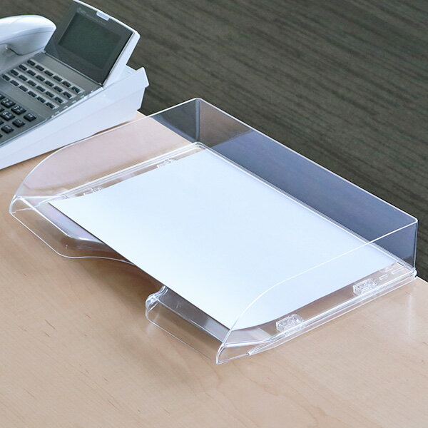 卓上トレー デラックスA4 横 ( 卓上収納 引き出し 書類ケース 書類 A4 トレー ファイルケース BOX 収納 プラスチック 収納ボックス 卓上収納 レタ...