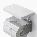 トイレ収納 トイレシェルフ スクエア ( 棚 シェルフ トイレットペーパーホルダー 上ラック トレイ シンプル 簡単組み立て ) 【3980円以上送料無料】
