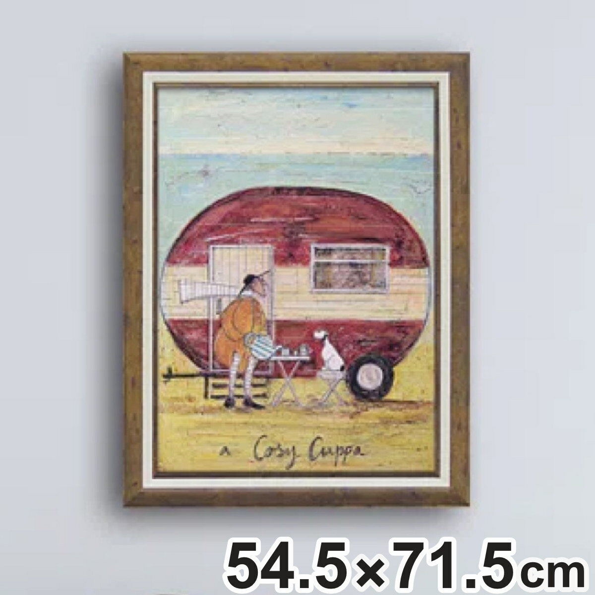 アートパネル サムトフト 『コージー カッパ』 54.5×71.5cm （ 絵画 絵 アート インテ ...