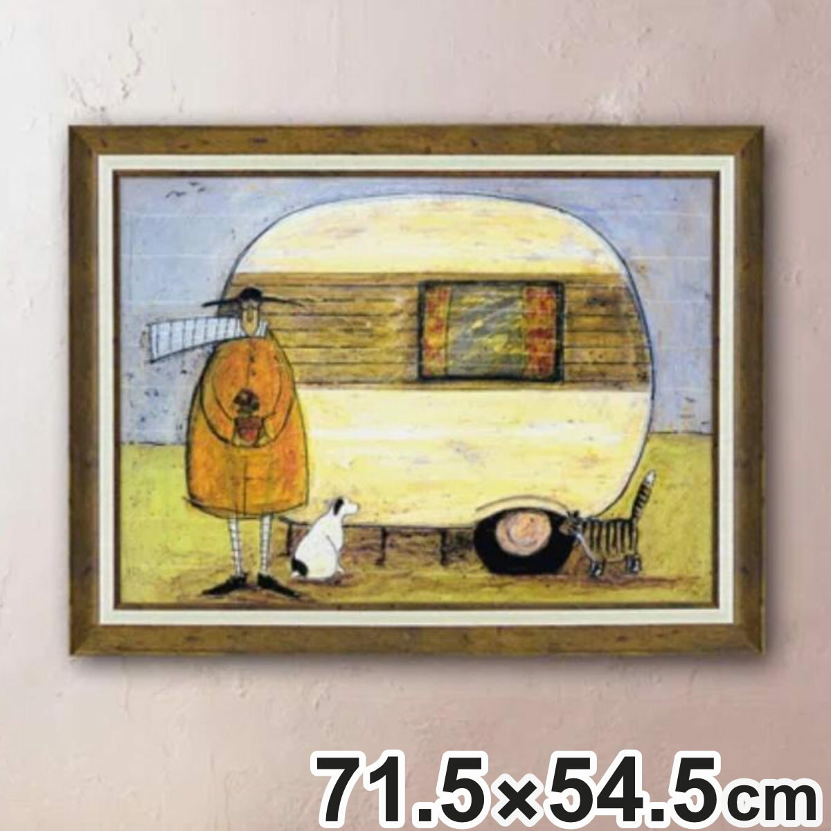 アートパネル サムトフト 『ホーム フロム ホーム』 71.5×54.5cm （ 絵画 絵 アート  ...
