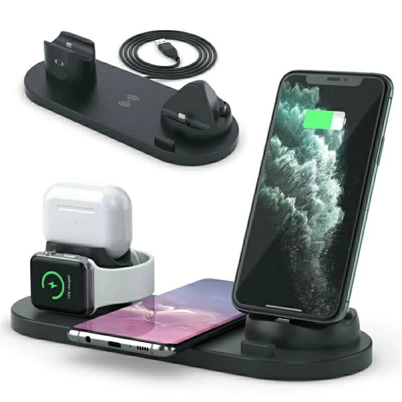 ワイヤレス充電器 15w ワイヤレスチャージャー 充電器 四台同時充電可能 15w7in1 3in1 iphone iWatch airpods 同時充電 急速 無線 スタンド 急速 アンドロイド Qi対応 超実用 一台四役 スマホ充電 おすすめ 置くだけ充電 アップルウォッチ iPhone14 対応