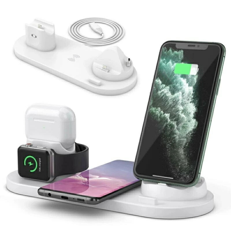 ワイヤレス充電器 15w ワイヤレスチャージャー 充電器 四台同時充電可能 15w7in1 3in1 iphone iWatch airpods 同時充電 急速 無線 スタンド 急速 アンドロイド Qi対応 超実用 一台四役 スマホ充電 おすすめ 置くだけ充電 アップルウォッチ iPhone14 対応