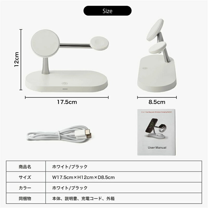 【グリーンハウス GreenHouse】グリーンハウス GH-ACU2H-WH AC-USB アダプタ 2ポート 2.4Ah スマートIC ホワイト