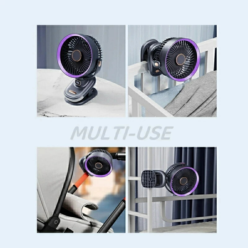 USB 扇風機 サーキュレーター 卓上 ベビーカー 扇風機 充電式 空気循環 クリップ 大口径ファン リズム風 自動首振り 小型 卓上扇風機 自然風 クリップ コンセント dcモーター 静音 ミニ扇風機 usbファン 風量5段階 パワフル 長時間 車 後部座席