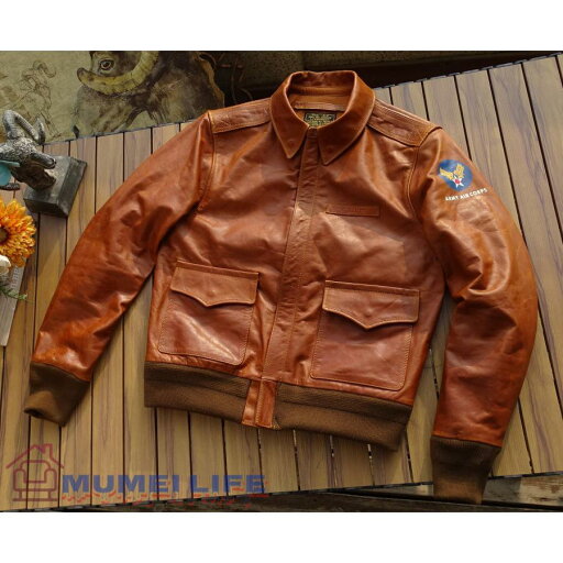 超人気☆復刻30's USAF TYPE A-2 フライトジャケット ブラック タンニンなめし 染料仕上げ オイルレザー 馬革 超人気☆復刻30's USAF TYPE A-2 フライトジャケット ブラック タンニンなめし 染料仕上げ オイルレザー 馬革