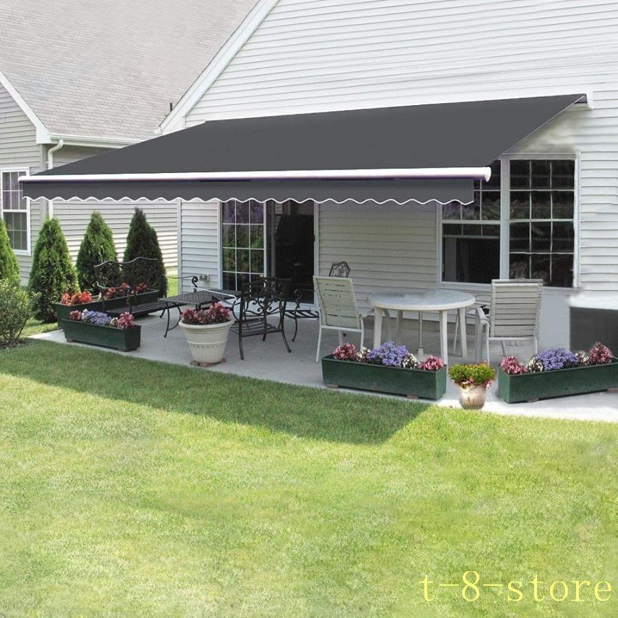 日除け シェード 2m/2.5m/3m/4m/5m オーニングテント オーニング 庭 屋根 diy オーニングテント 伸縮式 巻き取り シェードベランダ 屋根