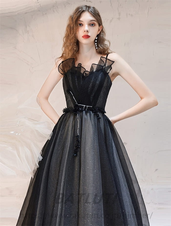 送料無料 フォーマル イブイングドレス 黒 キャミソール マキシ パーティードレス aライン ロングドレス お姫様 おしゃれ 上品 ピアノ演奏会 発表会 レディース 花嫁 ウェディング 結婚式 二次会ドレス お呼ばれ コンサート 二次会 イベント 成人式