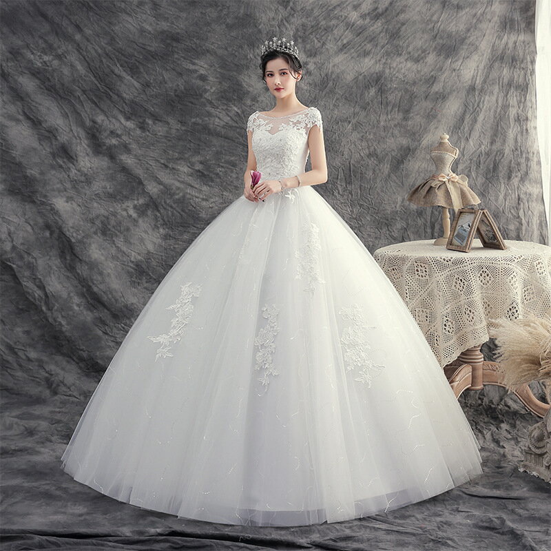 花嫁 ウエディングドレス 二次会ドレス 結婚式 格安 ウエディングドレス 披露宴 二次会 結婚式 イベント 演奏会 発表会 フォーマルドレス 編み上げタイプ 白 オシャレ 高級感 海外挙式 ウエディングドレス 花嫁 オフショルダー チュールスカート