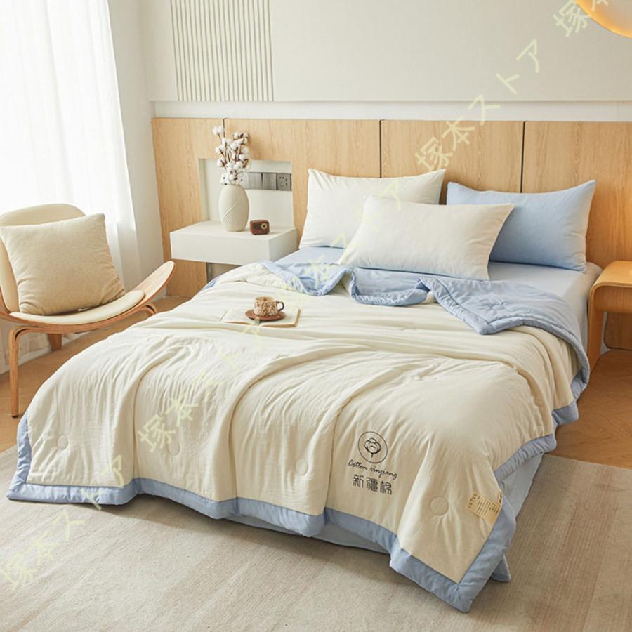 夏ふとん 洗える 肌掛け布団 シングル 夏掛けほんのり冷感 肌掛け 掛布団 洗濯 丸洗い 夏布団 クール寝..