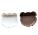 すくいやすい離乳食プレート 【2個セット】 くま 離乳食 食器