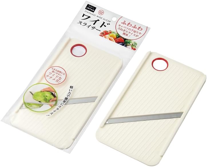 ワイドスライサー 【送料込】 幅10cm 家庭用 キャベツの千切り 日本製 キャベツスライサー 幅広 野菜 薄切り スライサー ピーラーのサムネイル