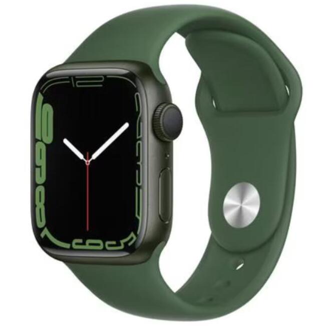 「+2倍ポイント・新品」Apple(アップル) Apple Watch Series 7 GPS 41mm グリーンアルミニウムケース +Cloverグリーンスポーツバンド