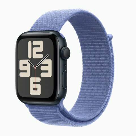 「+2倍ポイント・新品」Apple Watch SE (GPSモデル) - 44mm ミッドナイトアルミニウムケース MA7W4J/A + ペリウィンクルスポーツループ 4549995541465 「+2倍ポイント・新品」Apple Watch SE (GPSモデル) - 44mm ミッドナイトアルミニウムケース MA7W4J/A + ペリウィンクルスポーツループ 4549995541465