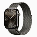 「+2倍ポイント・新品」Apple Watch Series 10 (GPS + Cellularモデル) - 46mm スレートチタニウムケースMC7R4J/...