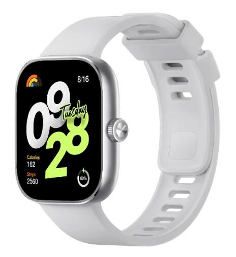「+2倍ポイント・新品」Xiaomi|シャオミ スマートウォッチ Redmi Watch 4 Silver Gray シルバーグレー BHR7848GL 6941812756140