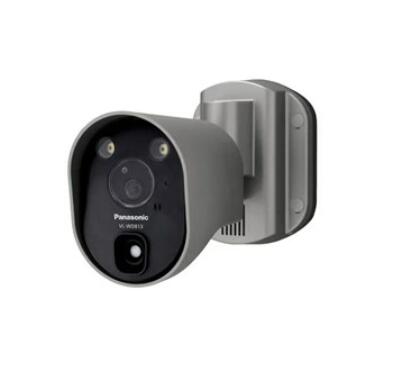 「+2倍ポイント・新品」Panasonic パナソニック テレビドアホン センサーライト付 屋外ワイヤレスカメラ VL-WD813X 4549077703705