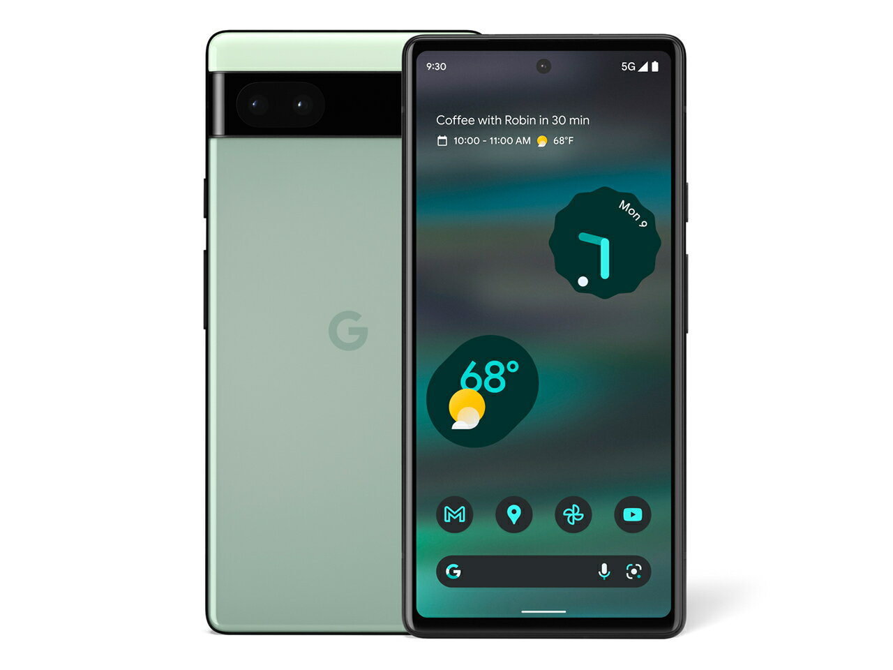 新品 未使用品 SIMフリー Google Pixel 6a (5G) 128GB Sage ※赤ロム保証 正規simロック解除済 モデル:GB17L