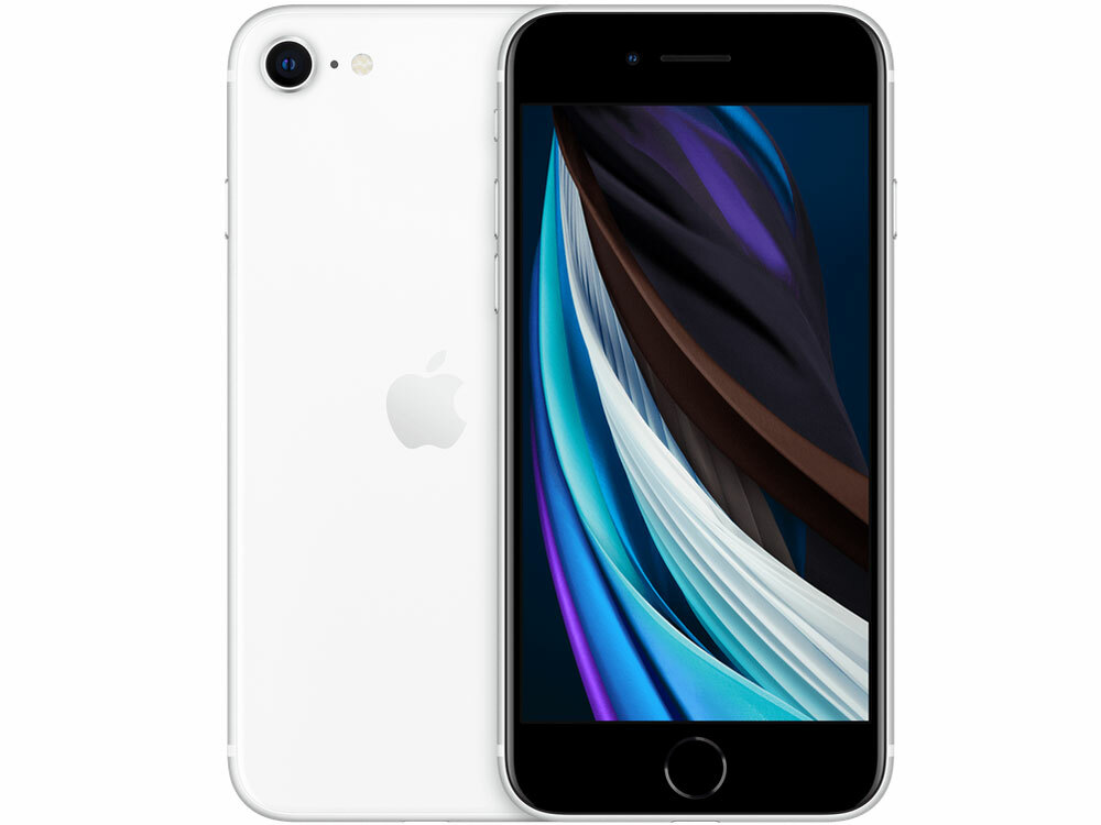 【中古美品】SIMフリー iPhoneSE 第2世代 64gb white ホワイト 赤ロム保証 [Apple/アップル MHGQ3J/A 4549995194487 2020年モデル Aランク 本体のみ