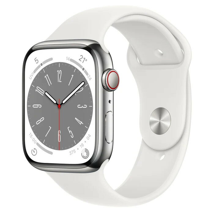 楽天カラフルスター[新品未開封] Apple Watch Series 8 GPSモデル 45mm MP6N3J/A [シルバー/ホワイトスポーツバンド]