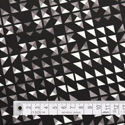 1.5m(数量15)までならゆうパケット対応商用利用可 生地 ブラック メタルスタッズ・ブラック ツイル生地..