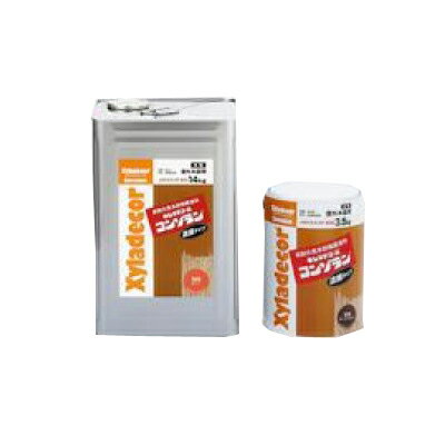 ☆期間限定☆はけ付き キシラデコール コンゾラン [3.5kg] 大阪ガスケミカル 水性塗料 木部用保護塗料 微..