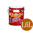 アサヒペン 油性スーパーコート 緑 (全45色) 1.6L 多用途 油性塗料 鉄部 アルミ ステンレス スレート瓦 カラーベスト コンクリート ブロック サイディング 屋内外木部 FRP 硬質塩ビ