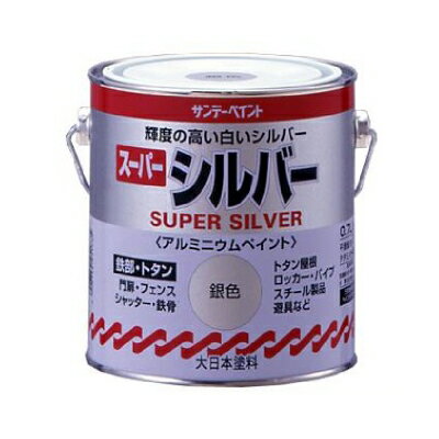 サンデーペイント スーパーシルバー [3L] サンデーペイント・鉄部・木部・門扉・シャッター・ドア